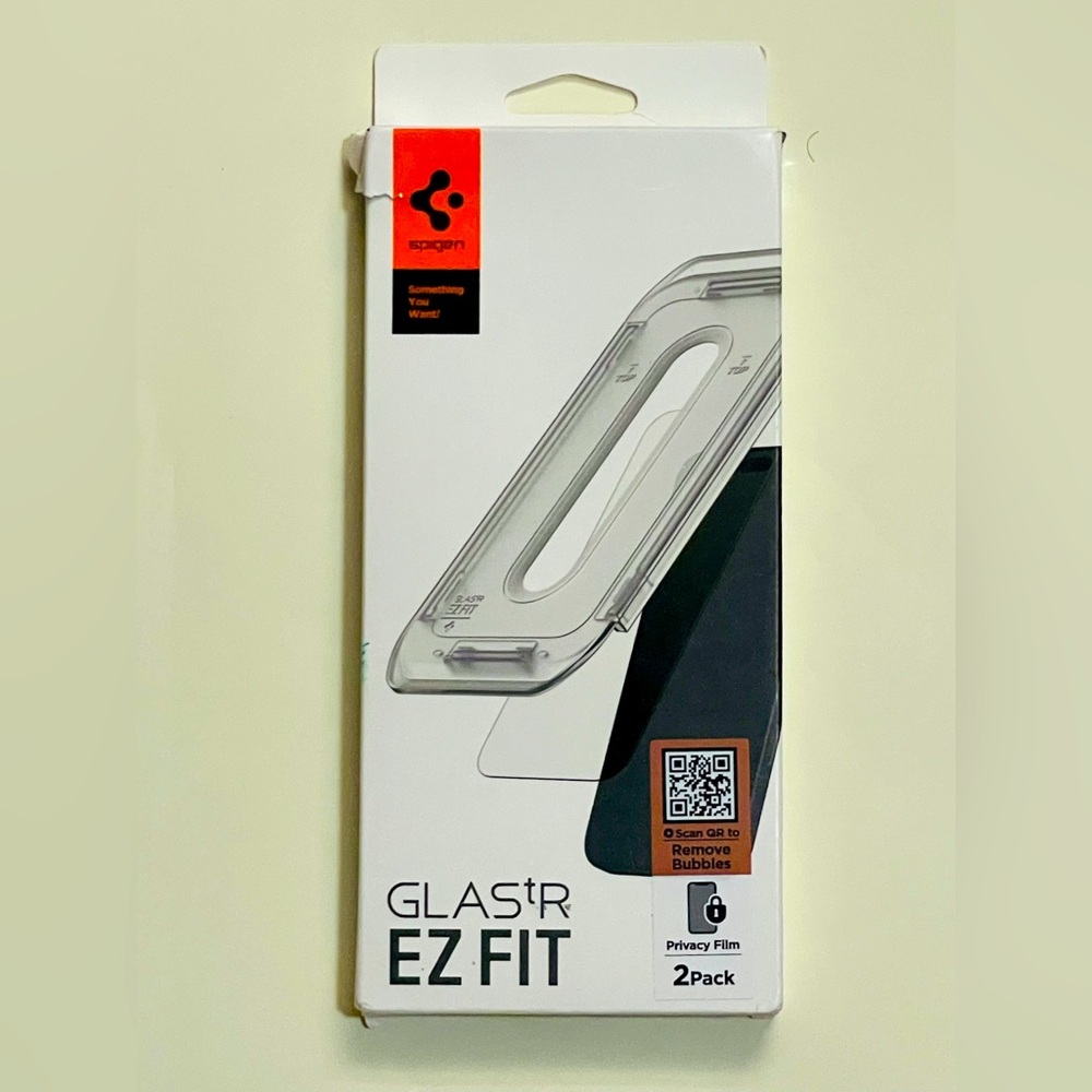 Spigen‎ iPhone 16 Pro Max [GLAStR EZ Fit] PRIVACY Screen Protector (2 Pack)- NWT